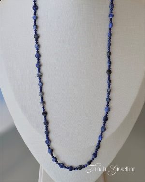 Colar Sodalita e Lápis Lazuli