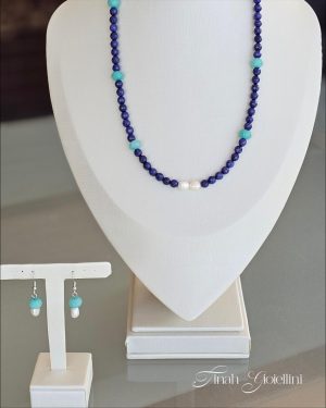Conjunto Jade com Pérolas Naturais