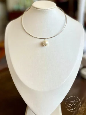 Choker Pérola Shell