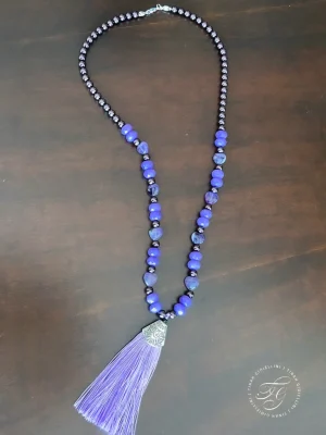 Colar Jade e Ametista