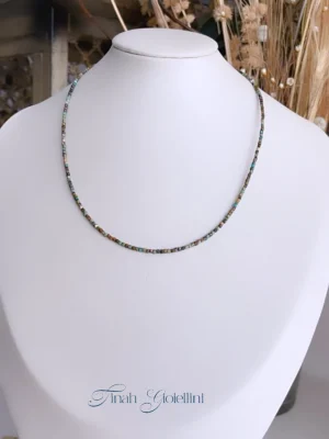 Choker Turquesa Africana